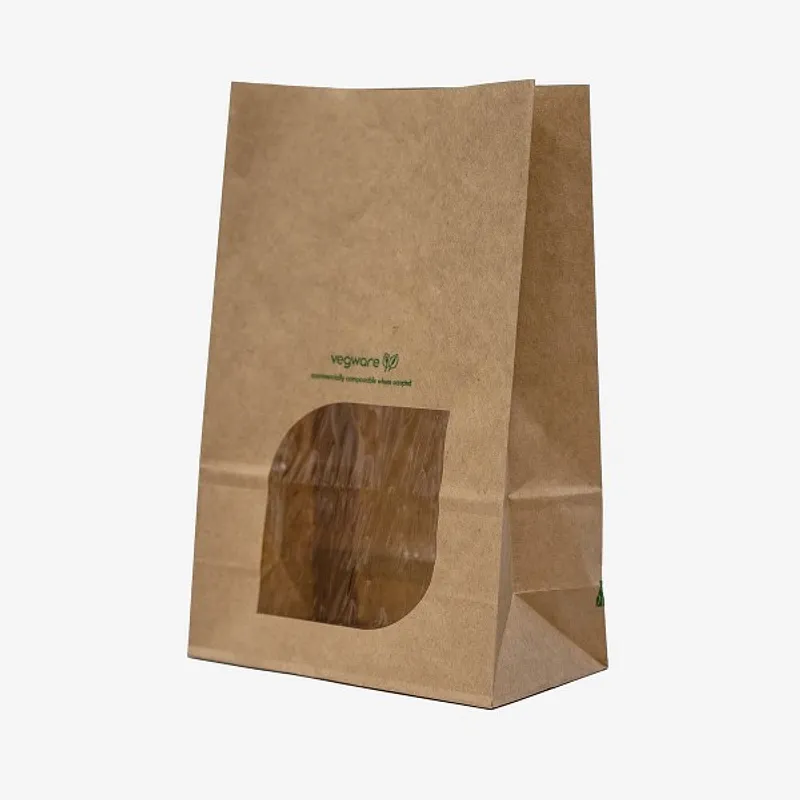 Kraft Bloomer Bag NatureFlex Window - 6″ / 3″ / 9″