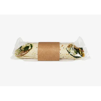 Long Tortilla Bag with Film Wrap Packaging