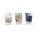 Vegware Gallery Design Double Wall Takeaway Cup (Designs subject to change) - 16oz