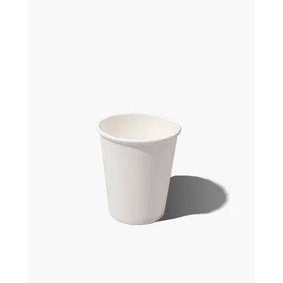 White Paper Single Wall Coffee Cups - 6oz