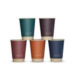 Vegware 12oz Feel Snug Double Wall Cups (89 Series) - 340ml