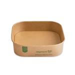 Vegware 32oz (950ml) Square Kraft Food Container – Compostable