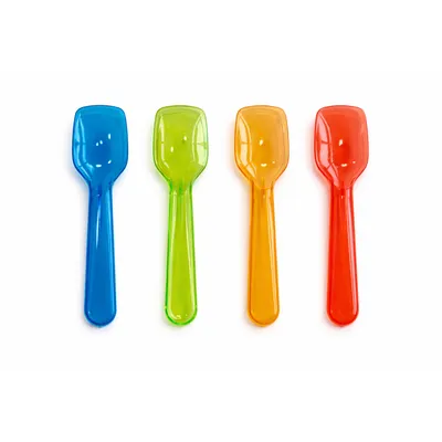 Multicolour Ice Cream Spades - Reusable PS (90mm/3.5″)