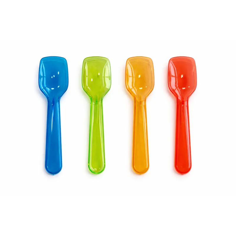 Multicolour Ice Cream Spades - Reusable PS (90mm/3.5″)