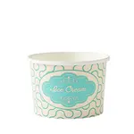 4oz Printed Paper Ice Cream Tub