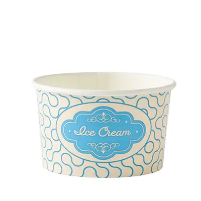 Printed Ice Cream Tubs (6oz Printed Paper Ice Cream Tub)