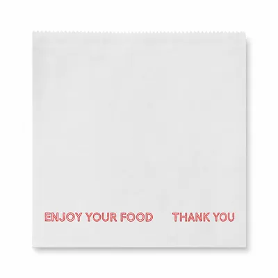 8.5 x 8.5 White Greaseproof Paper Bag – Food Safe