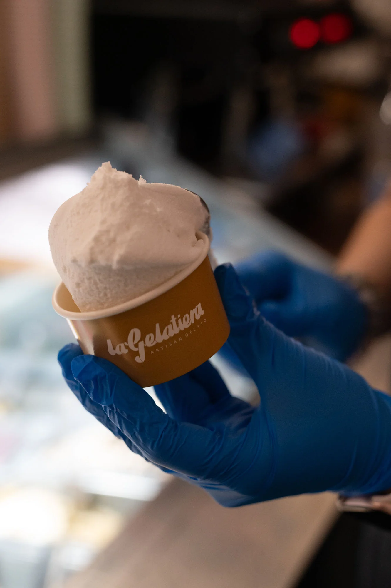 Branded cups display