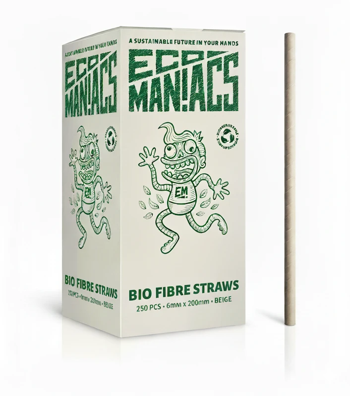 Bambigga Bio Fibre Straws